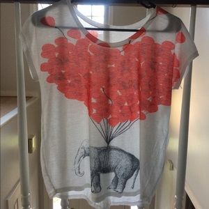 Elephant Hearts Balloons Graphic Tee